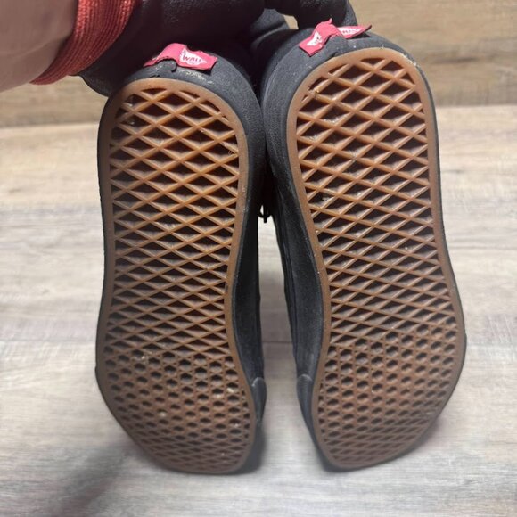 Vans Off The Wall Black Canvas Sneakers Men's Size 11 - Picture 4 of 7